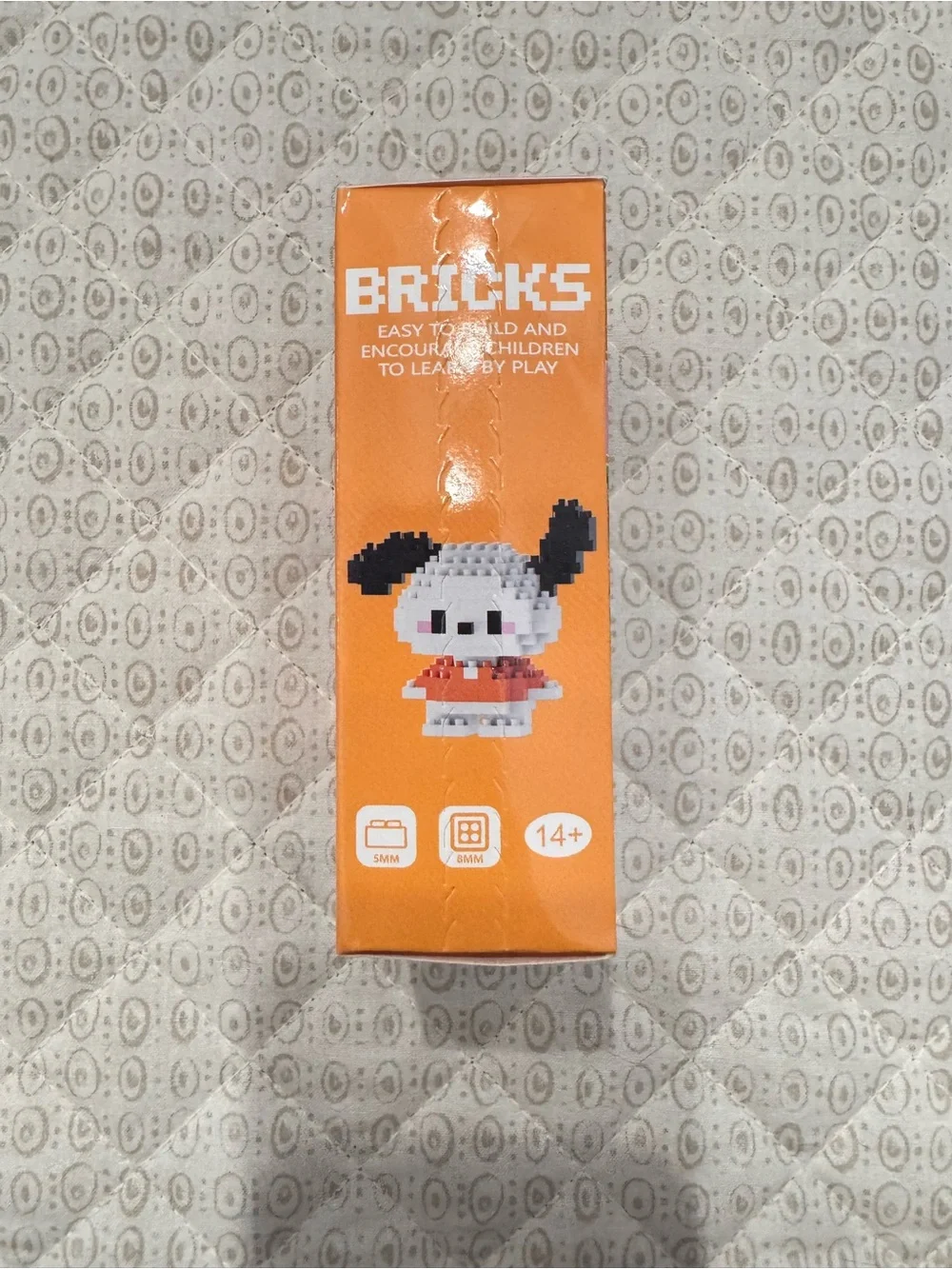 Pochacco Sanrio bricks Building blocks 128 pieces - Orange